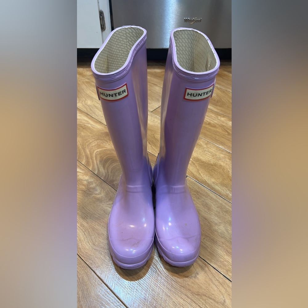 Girls Lilac Hunter rain boots